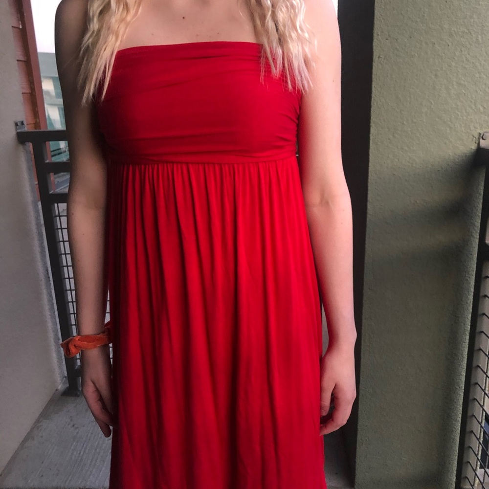 Adorable red sundress